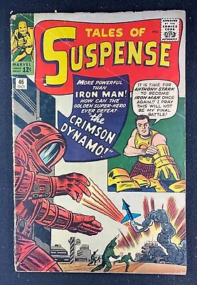 Buy Tales Of Suspense (1959) #46 VG- (3.5) 1st App Crimson Dynamo Jack Kirby • 98.94£