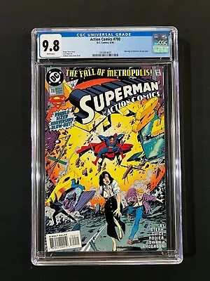 Buy Action Comics #700 CGC 9.8 (1994) - Superman • 43.36£