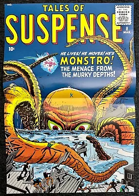 Buy Monstro From Tales Of Suspense #8 Marvel Comics Poster By Jack Kirby • 9.01£