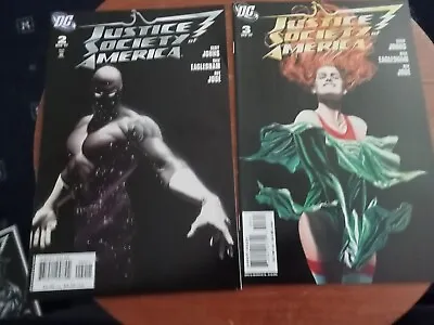 Buy Justice Society Of America #2 & #3 2007 Two Issue Lot Geoff Johns Story • 2£