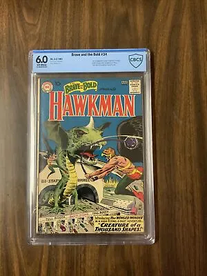 Buy Brave And The Bold # 34 CBCS 6.0 OW Not CGC 1st Silver Hawkman Black Adam Movie • 831.50£