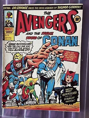 Buy Marvel UK, Avengers, Savage Sword Of Conan, #114, 1975, Scarlet Witch • 3.49£