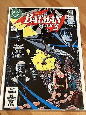 Buy Batman #436 Year 3 ~ 1st App. Tim Drake Origin Story ~ Vf/nm 1989 Dc Comics Rare • 15.80£