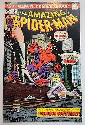 Buy Amazing Spider-Man #144 NM 1st App. Of Gwen Stacy's Clone 1974 W/ MVS High Grade • 139.86£