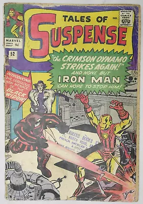 Buy Tales Of Suspense #52 1st Appearance Of The Black Widow Marvel Comics (1964) • 289.95£