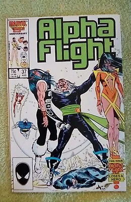 Buy Alpha Flight #37 (Marvel, 8/86) 8.0 VF (SUB-MARINER Appearance, Attuna Cameo) • 2.40£