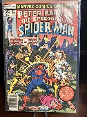 Buy Peter Parker The Spectacular Spider-Man #12 Marvel Bronze Age Comic Book 1977 • 7.44£