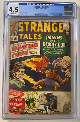 Buy Strange Tales #126 1964 Silver Marvel 1st Appearance Of Clea & Dormammu CGC 4.5 • 117.98£