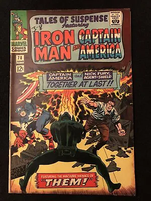 Buy Tales Of Suspense 78 6.5 Marvel 1966 Iron Man Captain America Nick Fury Bd • 28.01£