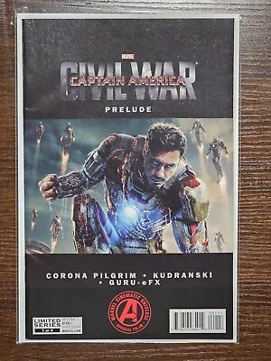 Buy Captain America Civil War Prelude #1 Robert Downey Jr Photo Cover Marvel 2015  • 5.59£