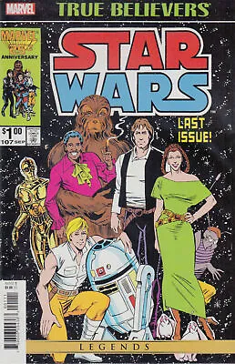 Buy True Believers STAR WARS #107 (Reprint Final Issue / 1986 / NM) • 9.95£