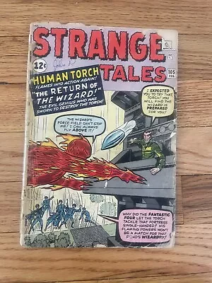 Buy Strange Tales #105 Return Of The Wizard Marvel 1963 Low Grade • 16.08£