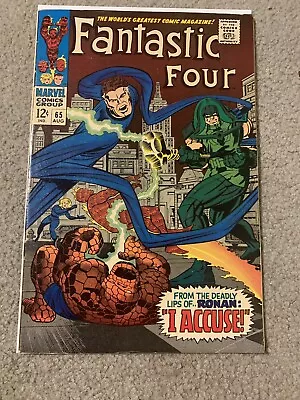 Buy Fantastic Four #65 (1967) 1st Appearance Of Ronan The Accuser Presents Nice • 39.53£