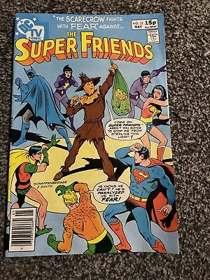 Buy Dc Comics SUPER FRIENDS # 32.  Scare Crow App VFN+ KURT SCHAFFENBERGER-COVER • 2£