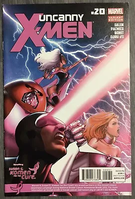 Buy Uncanny X-Men No. #20 Susan G. Komen Variant December 2012 Marvel Comics VG • 5£