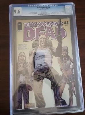 Buy Walking Dead #53 CGC 9.6 HIGH GRADE Image Comic 1st App Abraham, Rosita & Eugene • 67.75£