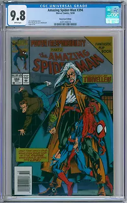 Buy Amazing Spider-Man 394 CGC Graded 9.8 NM/MT Newsstand Marvel Comics 1994 • 80.33£