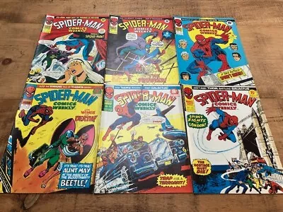 Buy Spider-Man Comics Weekly UK Marvel 35 Issues - Complete Run 123-157 June 1975 • 30£