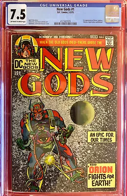 Buy New Gods #1 CGC 7.5 1st Appearance Of Orion/Lightray/Metron/High Father DC • 129.95£