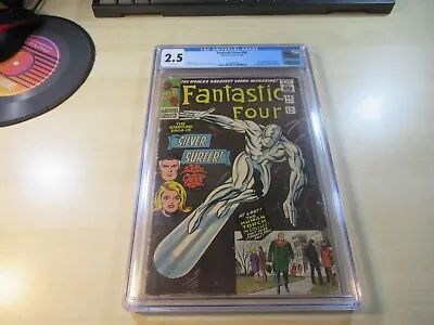 Buy Fantastic Four #50 Cgc 2.5 Off-white Silver Surfer Galactus 1st Wyatt Wingfoot • 181.84£