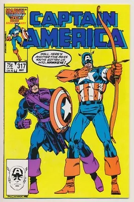 Buy Captain America #317 Comic Book - Marvel Comics! • 4.74£