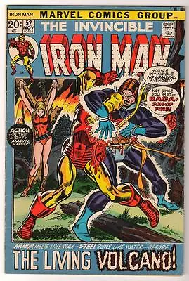 Buy Marvel Comics FN 6.0  IRON MAN  #52  Avengers 1972 • 16.89£