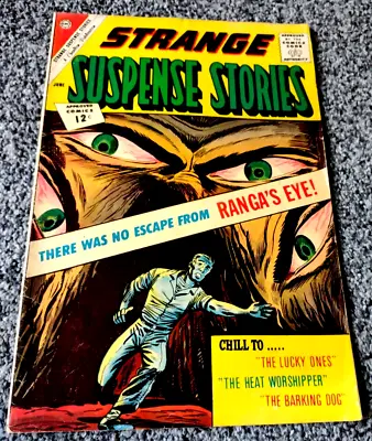 Buy Vintage Charlton Comic - Strange Suspense Stories #59 - 1962 - Ranga's Eye! • 6.03£