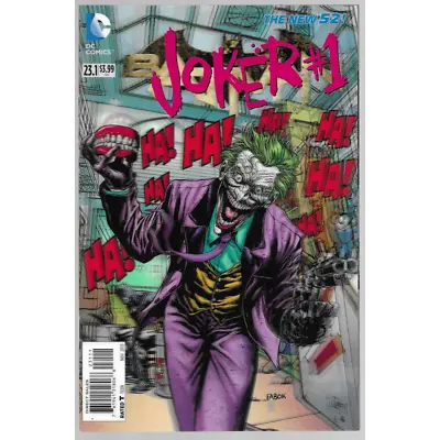 Buy Batman #23.1 Joker Lenticular 3D Cover • 10.49£