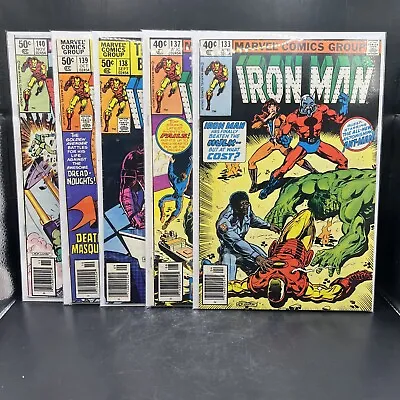 Buy Iron Man Marvel Bronze 5 Comic Lot  133 137 138 139 & 140 Hulk. (A43)(30) • 22.12£