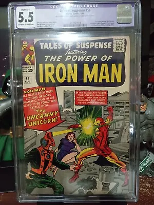 Buy Tales Of Suspense #56 Cgc 5.5 Restored.. KEY!! *FIRST EVER UNICORN APPEARANCE* • 83.14£