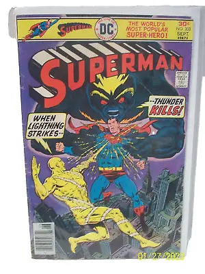 Buy Superman #303 1976 DC Comics. Low Grade. Thunder And Lightning Free Ship • 7.90£