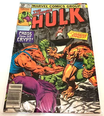 Buy The Incredible Hulk, Vol 1,  No.257  Chaos From The Crypt Sal Bucema Cover  1981 • 7.08£