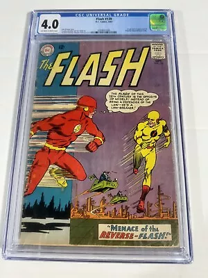 Buy Flash #139 CGC 4.0  Silver Age DC Comics 1963 1st Appearance App Reverse Flash! • 355.21£