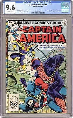 Buy Captain America #282 CGC 9.6 1983 4155316018 • 45.04£