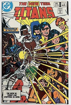 Buy The New Teen Titans #34 - 1ST Full Cover Appearance Of Deathstroke, Tron Ad, NM • 15.80£