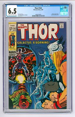 Buy Thor #162 CGC 6.5 FN+ Origin Of Galactus Begins • 92£