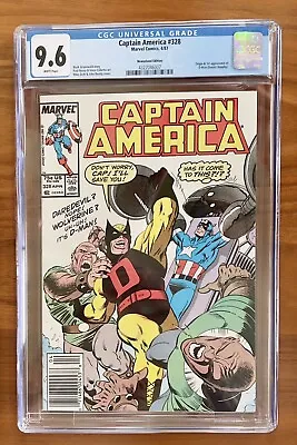 Buy Captain America #328 CGC NM 9.6 White Pages 1st Appearance D-Man • 112.59£