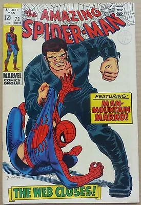 Buy The Amazing Spider-man #73, With  Man-mountain Marko , High Grade Vf!! • 85£