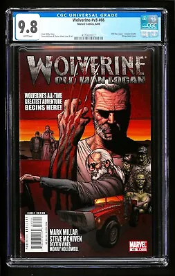 Buy Wolverine V3 #66 CGC 9.8 NM/MT WHITE Marvel Comics 2008 Key 1st Old Man Logan • 118.25£
