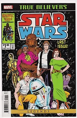 Buy Star Wars 107 Marvel True Believers Issue From 2019 • 4£