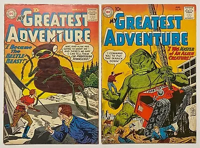 Buy MY GREATEST ADVENTURE 41 & 46 1960 DC Comics Silver Age Sci-Fi Adventure Series • 32.17£