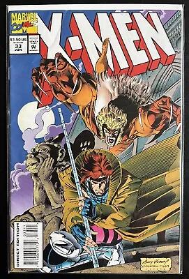 Buy X-men #33 (Vol 1) June 94, Direct Edition, Marvel Comics, BUY 3 GET 15% OFF • 3.99£