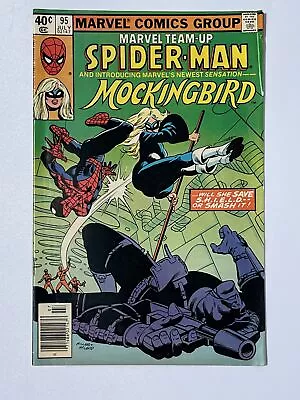 Buy Marvel Team-Up #95 (1980) 1st App. Mockingbird (Bobbi Morse) In 7.5 Very Fine- • 28.45£