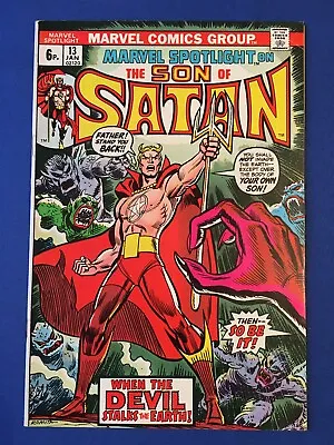 Buy Marvel Spotlight #13 FN/VFN (7.0) MARVEL ( Vol 1 1974) Origin Son Of Satan (3) • 16£
