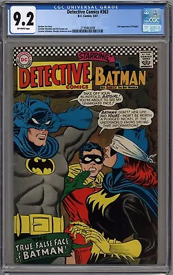 Buy Detective Comics #363 Cgc 9.2 Off-white Pages Dc Comics 1967 • 554.26£