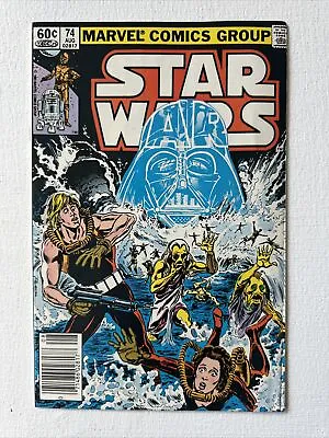 Buy STAR WARS #74 Newsstand THE ISKALON EFFECT!! 1983 VF/ NM- • 5.62£