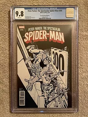 Buy Spectacular Spider-man # 300 , CGC 9.8 , Ltd 1:1000 Remastered Sketch , Miller ! • 395.30£
