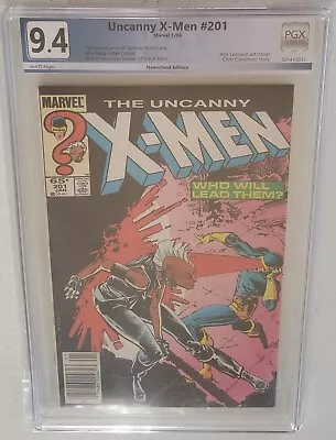 Buy Uncanny X-Men 201 NOT CGC PGX GRADED 9.4 Newsstand 1986 1st App CABLE As Baby D • 43.97£