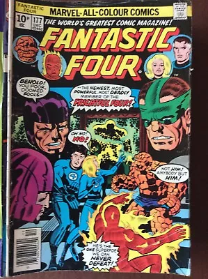 Buy L3 Dc Marvel Comic The Fantastic Four No 177 • 4.25£