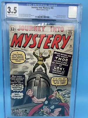 Buy Journey Into Mystery #85 1st Loki Odin Asgard CGC 3.5 1962 Thor • 1,821.55£